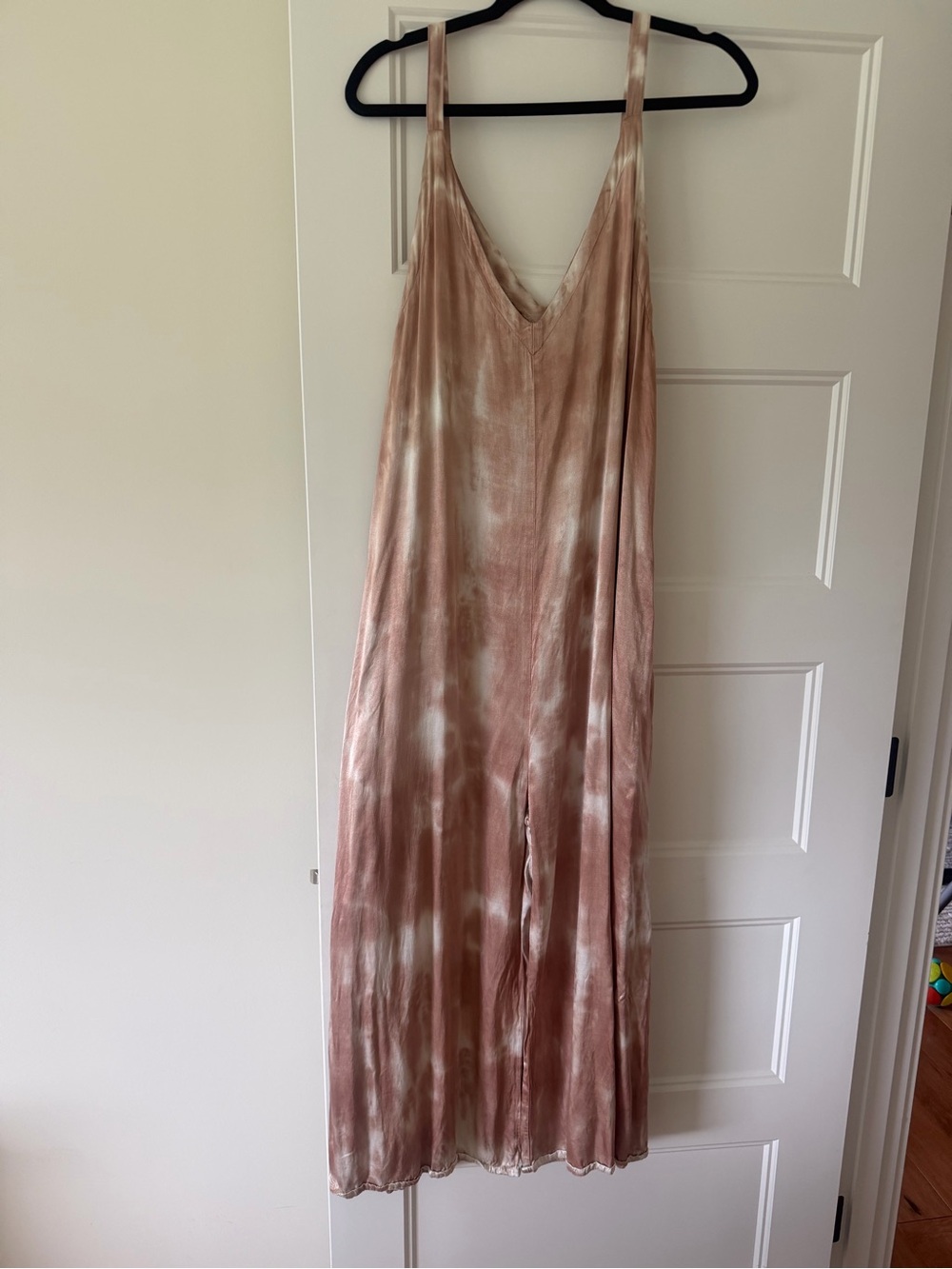 LACAUSA Blush Tie-Dye Santi jumpsuit